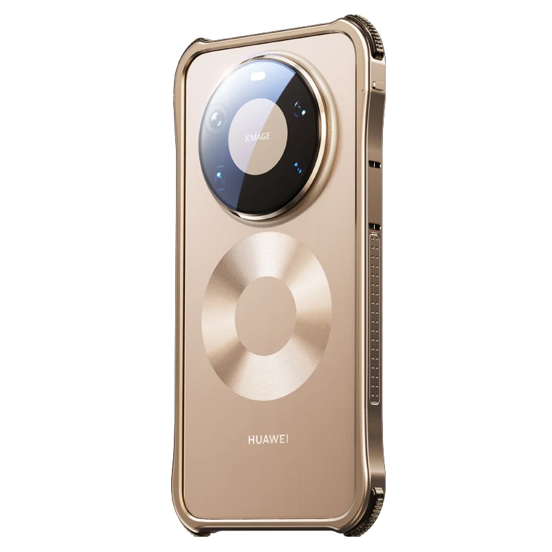 

Oatsbasf Frame Phone Case for Huawei Mate 80 Pro Max / 80 Pro / Mate 80 Aluminum Metal Phone Back Cover w/ Camera Lens Protector