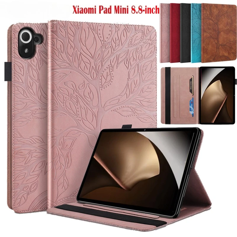 

Shockproof PU Leather Protective Case for Xiaomi Pad mini 8.8 inch Redmi K Pad 8.8 2025 Stand Casing
