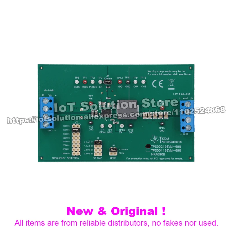 TPS53219EVM-690 — TPS53219EVM-690 Wide-Input Voltage, Single, Synchronous, Step-Down Controller