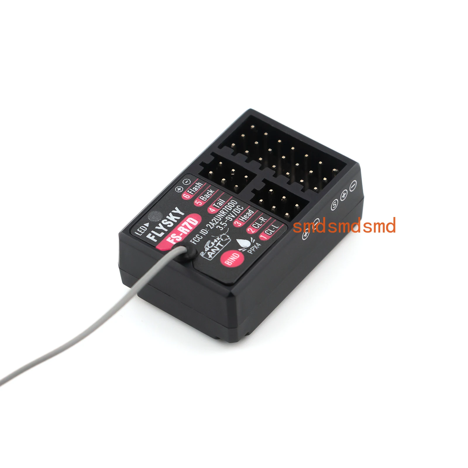 

Receiver FS-R7D 7CH 2.4G Receiver Can Be PPM/IBUS Output for Remote Control Car