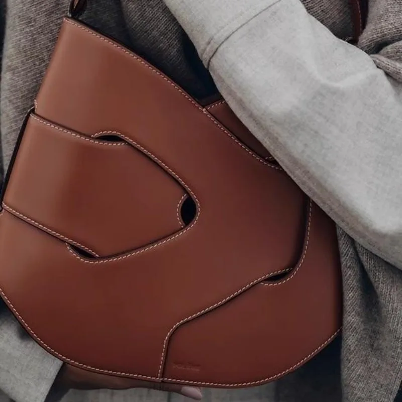 

Retro women's bag with high-end design, woven and twisted underarm foreskin bag, hand-held single shoulder crossbody bag