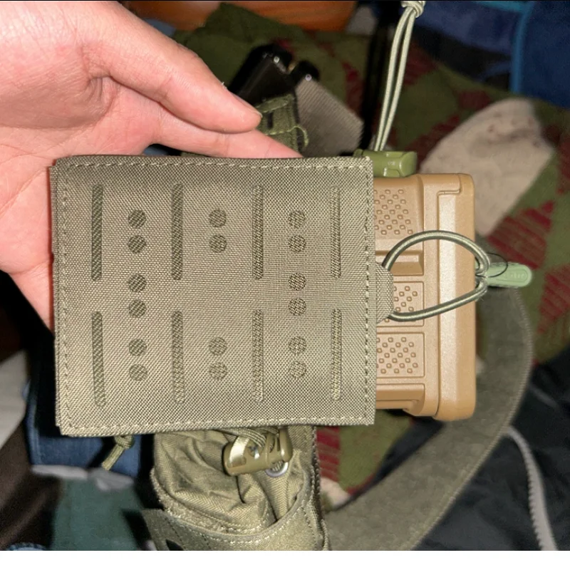 

Outdoor Tactical New Laser Cutting Egg Bag Unit HK417/7.62 Storage Molle Compatible