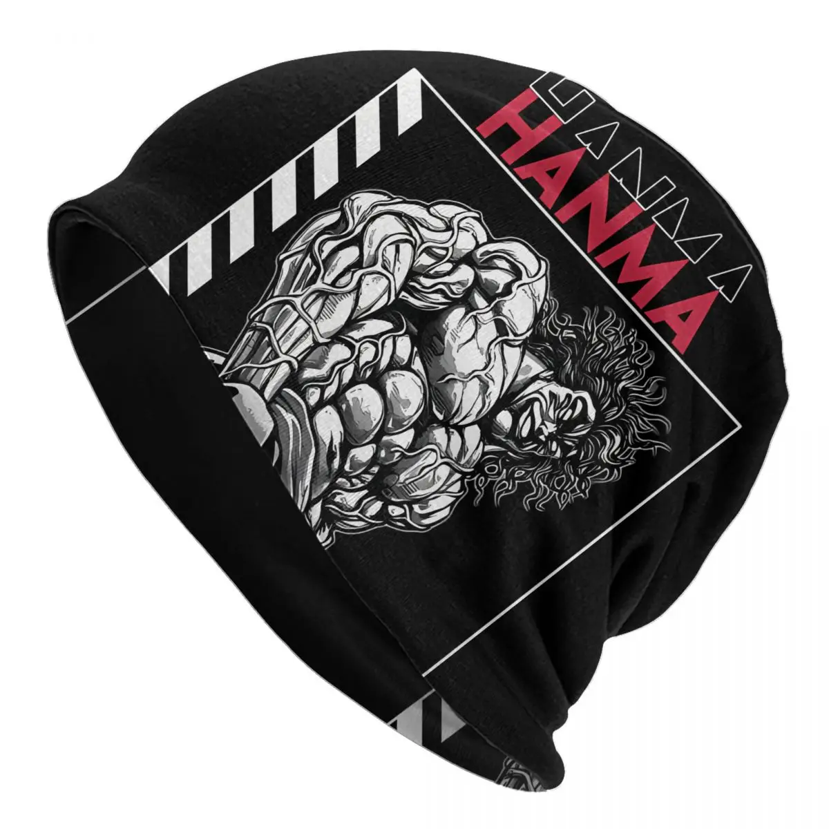 Hat Yujiro Hanma . Outdoor Caps For Men Women Baki Hanma Skullies Beanies Ski Caps Cotton Bonnet Hats