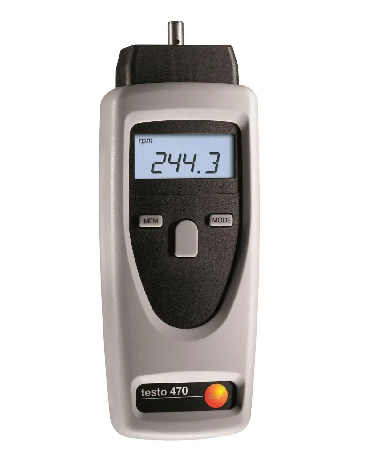 470 High Precision Digital Tachometer Handheld Optical Mechanical Contact RPM Meter Electronic Power