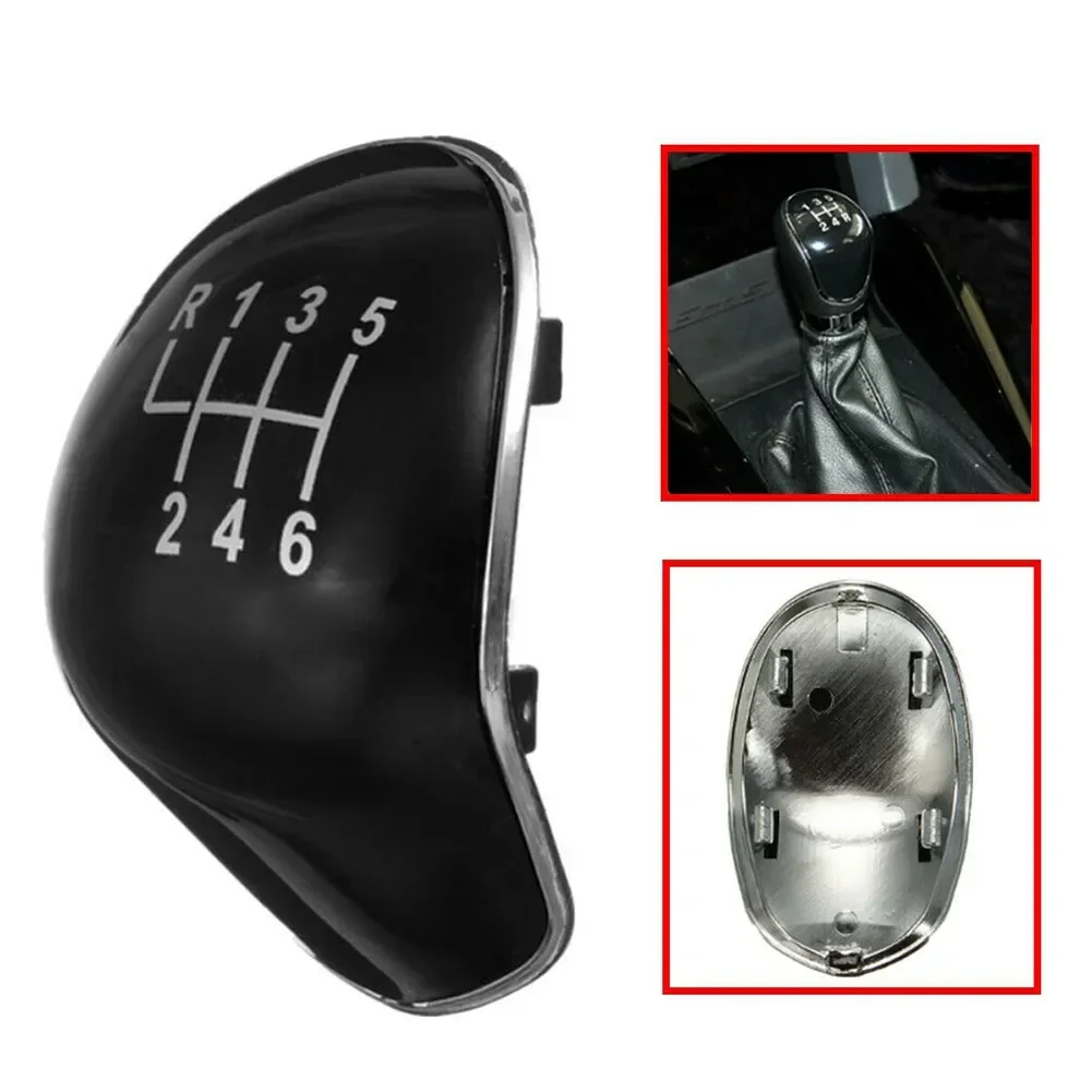 

CarHome 6-Speed Gear Shift Knob Cap Cover For Ford Focus Fiesta ForMondeo C-max Shift Knob Cover Insert