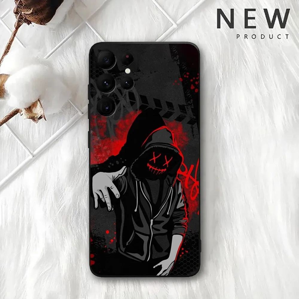 Devil B-Bad Boy Anime  Phone Case For Samsung Galaxy A20,A21s,A22,A31,A32,A52,A53,A72,73,A80,A91 Soft Black Cover