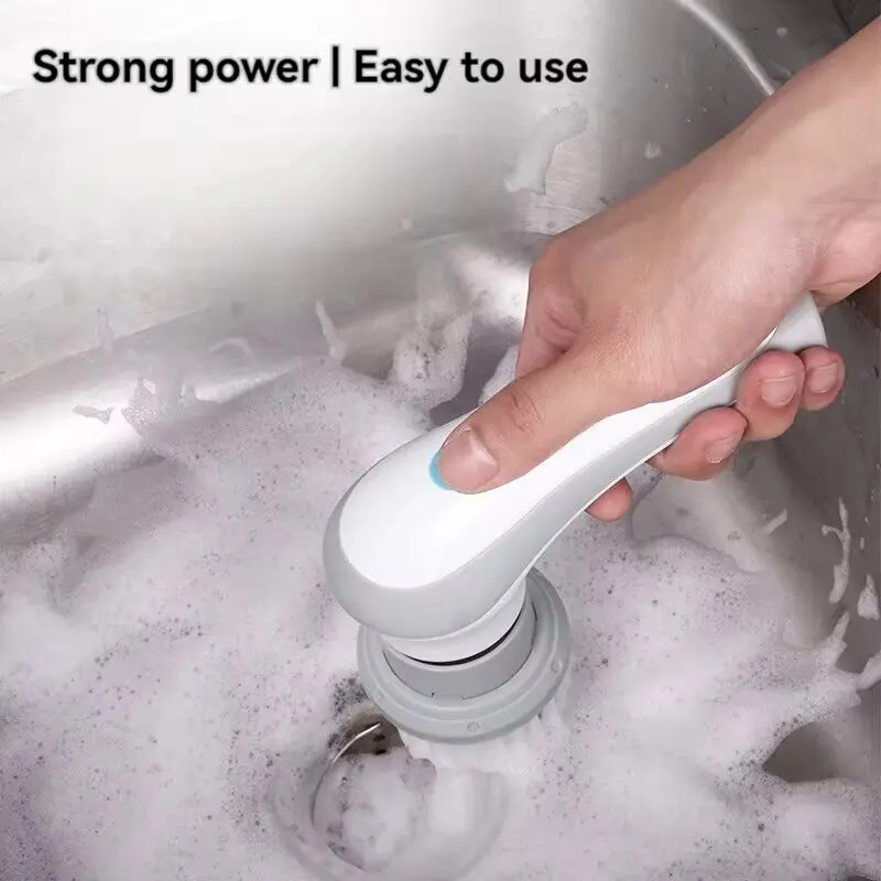 NEW Electric Cleaning Brush Multi-functional USB Rechargeable Electric Rotary Scrubber Household Appliances Cleaning Gadget