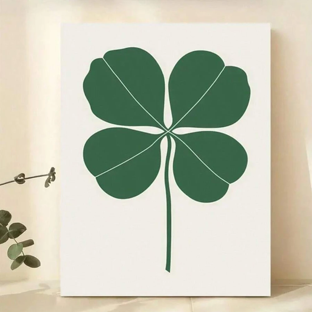 Arte de pared minimalista moderno, póster impreso en lienzo HD de Alexander Girard Clover, pintura decorativa para sala de estar y habitación de niña