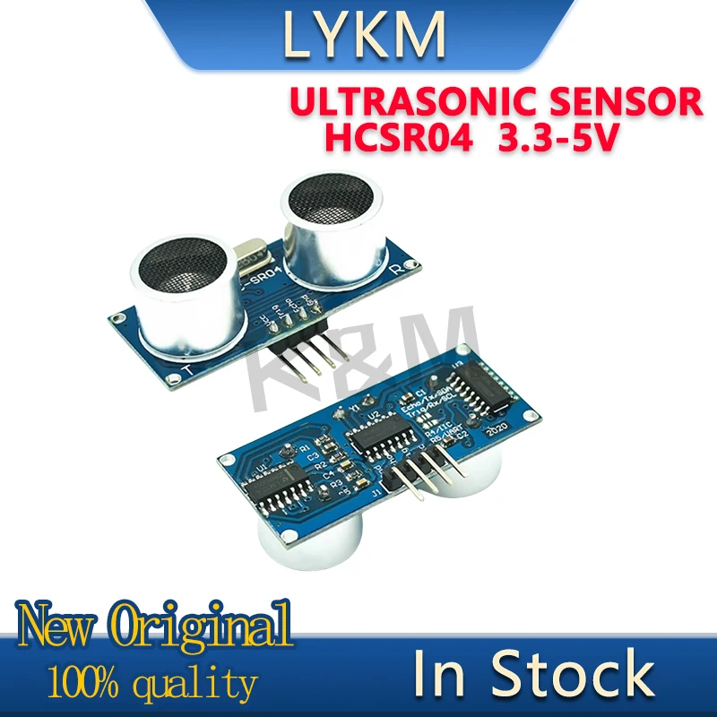 1-5/PCS New HC-SR04 HCSR04 Ultrasonic ranging module ranging sensor/Wide voltage 3.3V~5V  In Stock