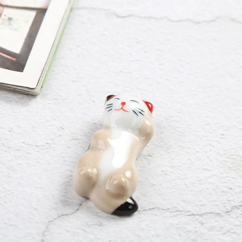 

Chopstick Holder Ceramic Pen Rest Spoon Fork Rest Stand Desktop Ornaments Calligraphy Pen Holder Kitchen Tableware Penmanship