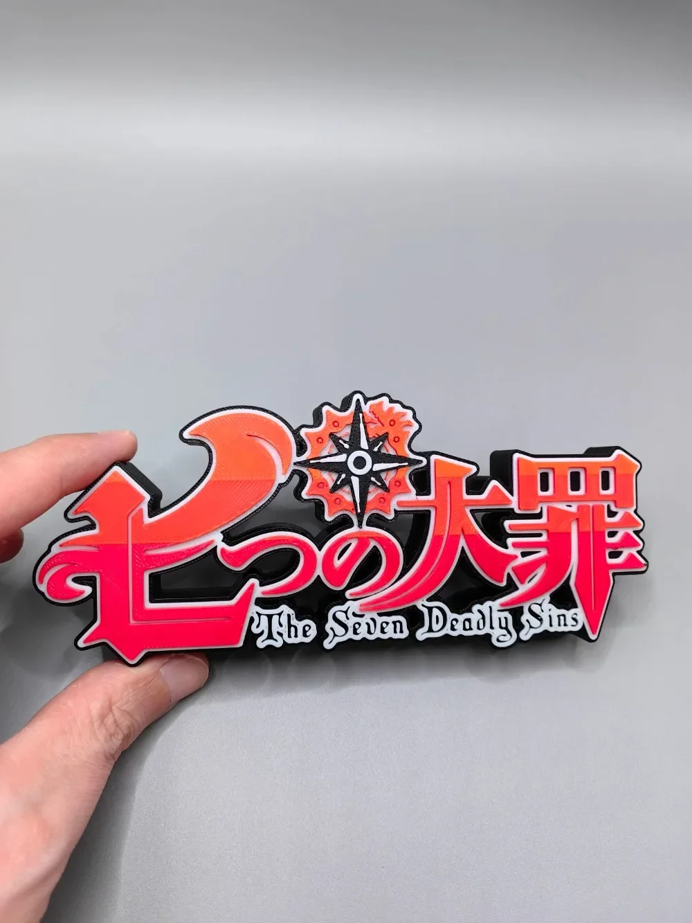 

Anime The Seven Deadly Sins 3D Model Doll Title Nameplate for Meliodas Hawk Figure Display Prop Cosplay Exhibition Ornament Toy