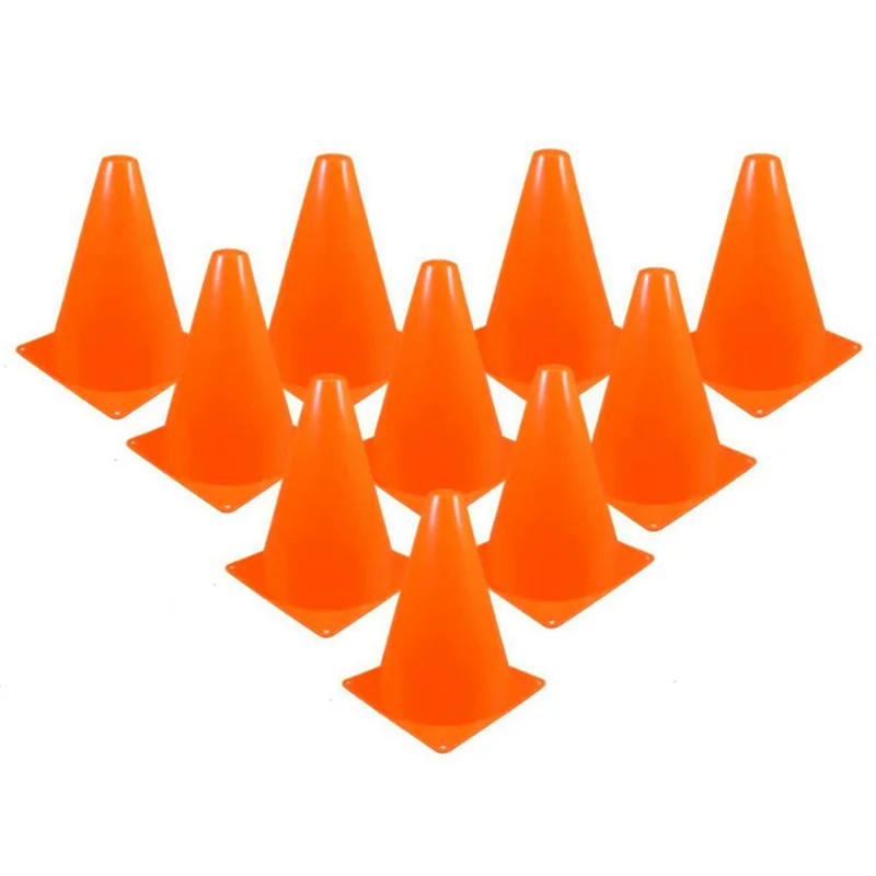 B48B-20 قطعة مخاريط المرور - 7 بوصة من مخاريط النشاط الرياضي متعددة الأغراض لتدريب كرة القدم #4