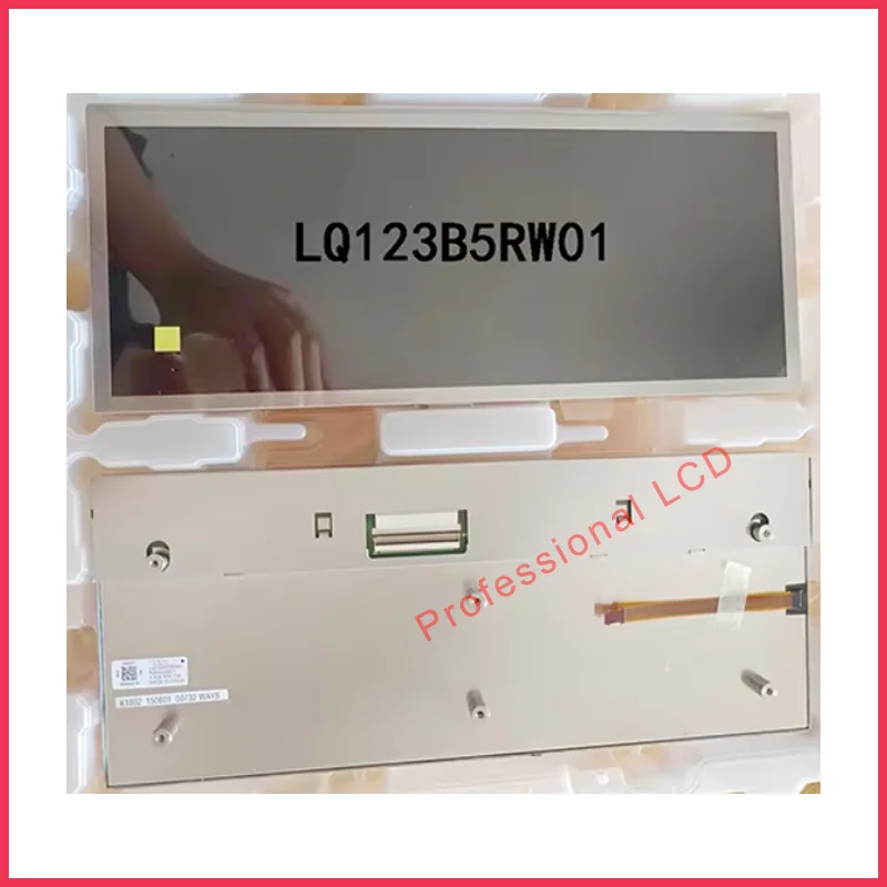 Original 12.3'' Inch LQ123B5RW01 LQ123B5RW01U LCD Display Screen  64 Pin Connector LCD Monitors