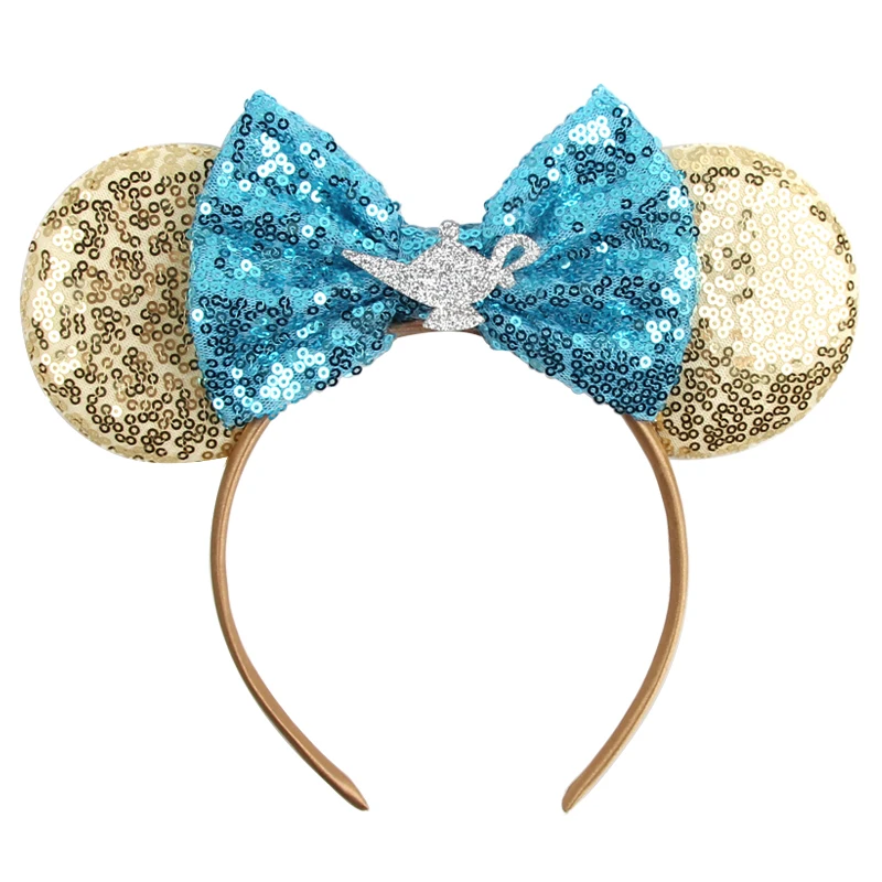 Neues Design Mausohren-Haarband für Kinder und Erwachsene Festival-Party Pailletten-Schleife Haarband für Frauen Baby Mädchen Party Haaraccessoires Geschenk – Detail 4