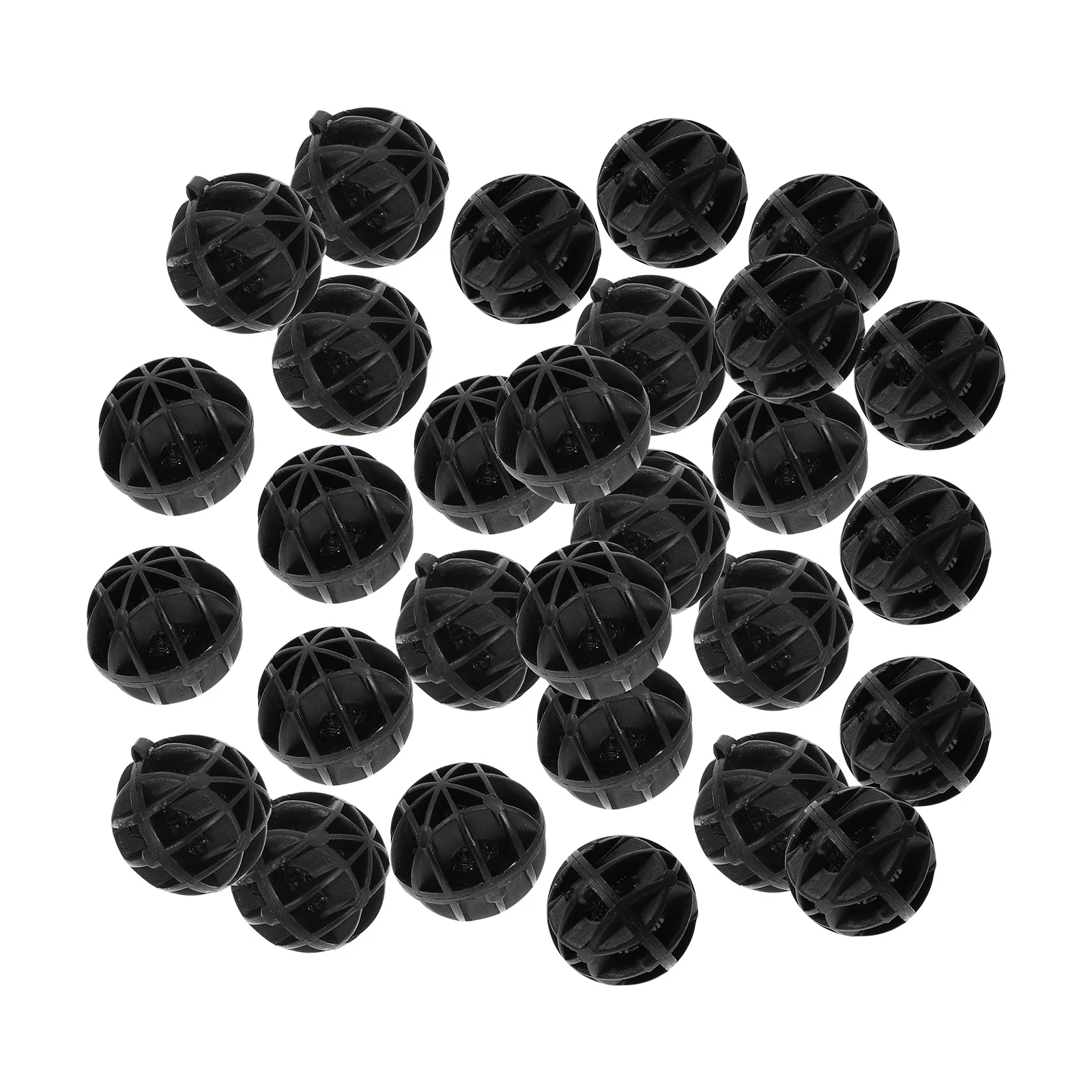 150 Pcs Fish Tank Filters Bio Ball Biological Balls Aquarium Accessories Black Simple