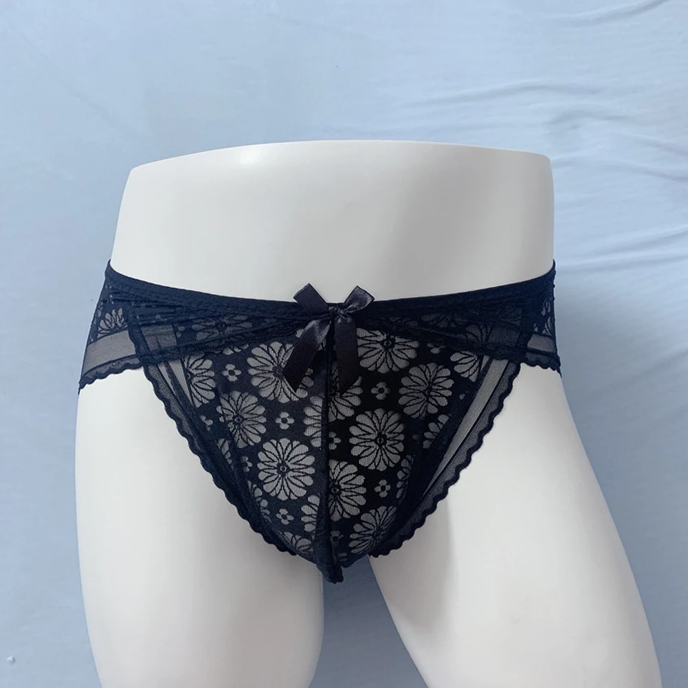 

Seamless See Through Briefs Pouch Underwear for Men Sexy Sissy Lingerie Breathable and Stretch Available in Multiple Colors