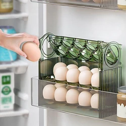 30 Grids Egg Storage Box Chicken Egg Storage Container Transparent Egg Tray Organizer Household Egg Holder for Refrigerator