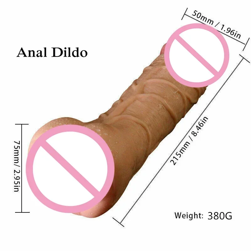 Realistic Dildo Vagina Anal Plug Male Masturbation Sex Toys for Men Big Dildos Vibrator Famale Massage Fake Dick For Woman Gay