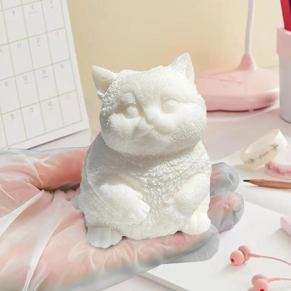 Juguete realista para gatos, juguete para aliviar el estrés, juguete suave Tpr para aliviar el estrés, gatito realista para niños, adolescentes y adultos