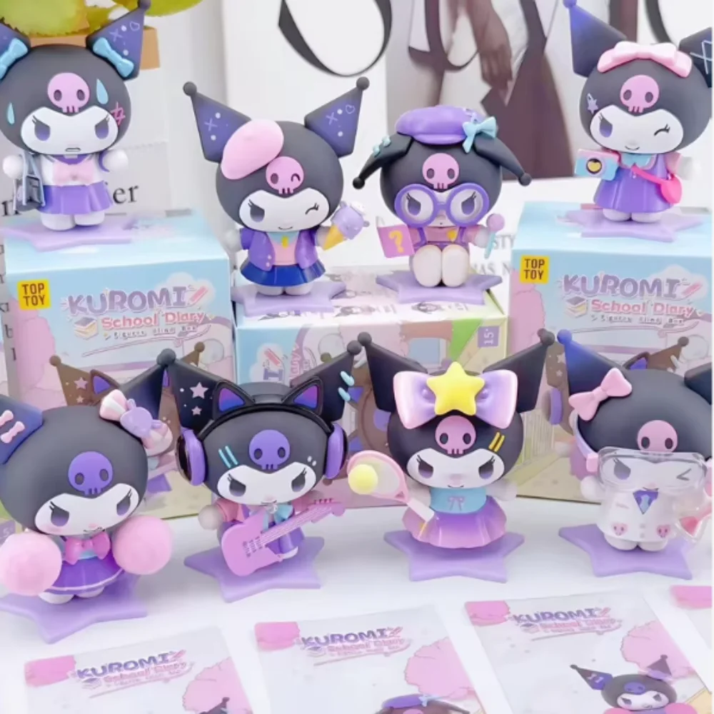 

Kuromi школьный дневник фигурка слепая коробка милая куроми аниме кукла сумка-сюрприз загадочная коробка экшн-фигурка настольное украшение игрушка