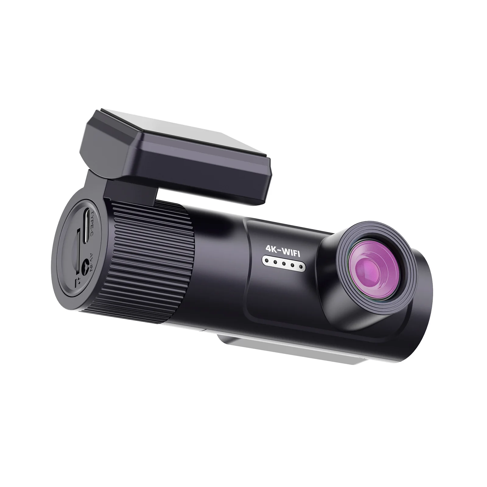 4K HD Car Dash Cam Front and Rear Dual Lens Drive Recorder Built-in GPS WiFi Enhanced Night Vision Easy Installation Car DVR