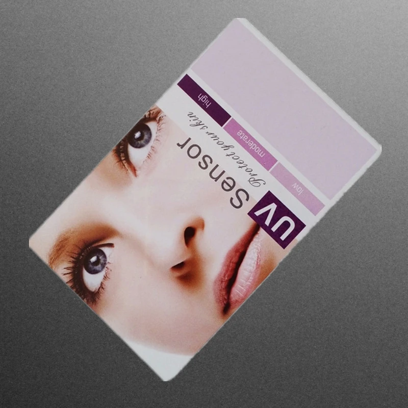 UV Test Cards 10 PCS Environmental Sunscreen PVC Cards Life Effective Tests