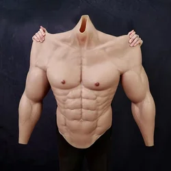 Artificial Silicone Muscle Realistic Chest Muscle Chest Muscle Enlarge Cross Dressing Table Masquerade