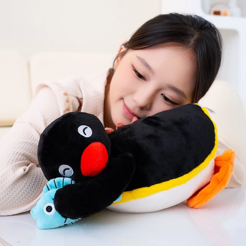 Kawaii High Quality Cartoon Penguin Series Plush Doll Backpack Chest Bag Water Cup Bag For Boys And Girls Christmas Gift