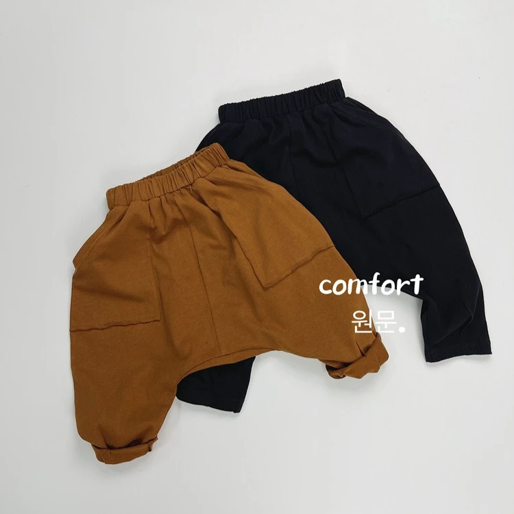 Pants 2026 Spring and Autumn New Children's Wear Korean Style Boys and Girls Retro Foreign Style Pure Cotton Casual Harun Pants