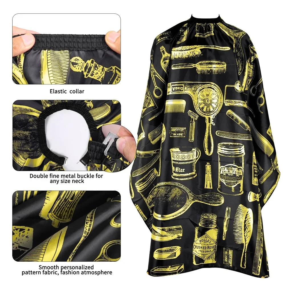 Barber Apron Waterproof Haircut Apron cape Haircut Cover Salon Hairdresser Hairdresser Haircut Cover Colored Apron Styling Cloth