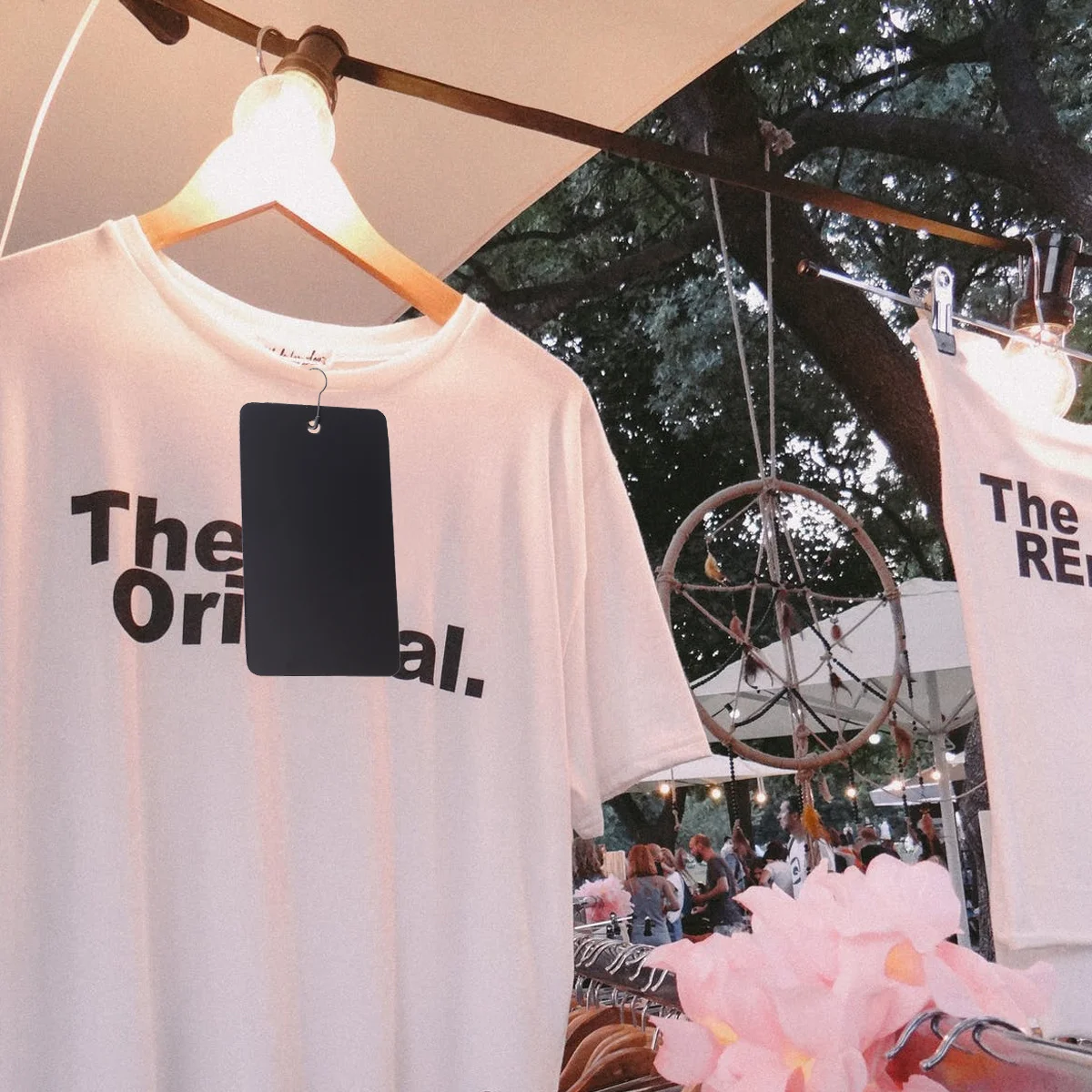 

400pcs Pvc Hanging Tags Waterproof Id Holder For Cards Badges Lanyard Security Pouch Office Conference Student Worker Use Black