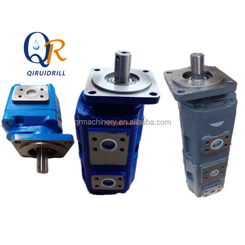 Wear Resistant Triple Gear Hydraulic Oil Pump Factory Wholesale Heavy Duty Hydraulic Pump For Underground Mining Machinery