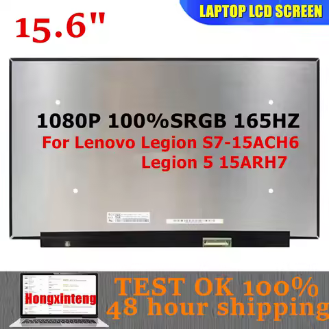 NV156FHM-NY8 B156HAN12.H LP156WFG-SPT3,SPT2,SPT5 15.6INCH 165Hz Laptop LCD Screen For Lenovo Legion S7-15ACH6 Legion 5 15ARH7