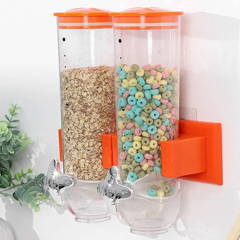 

Food Jar Dispenser Safe Airtight High Capacity Grains Cereal Bucket Dispenser For Kitchen Food Storage Cereal Bucket