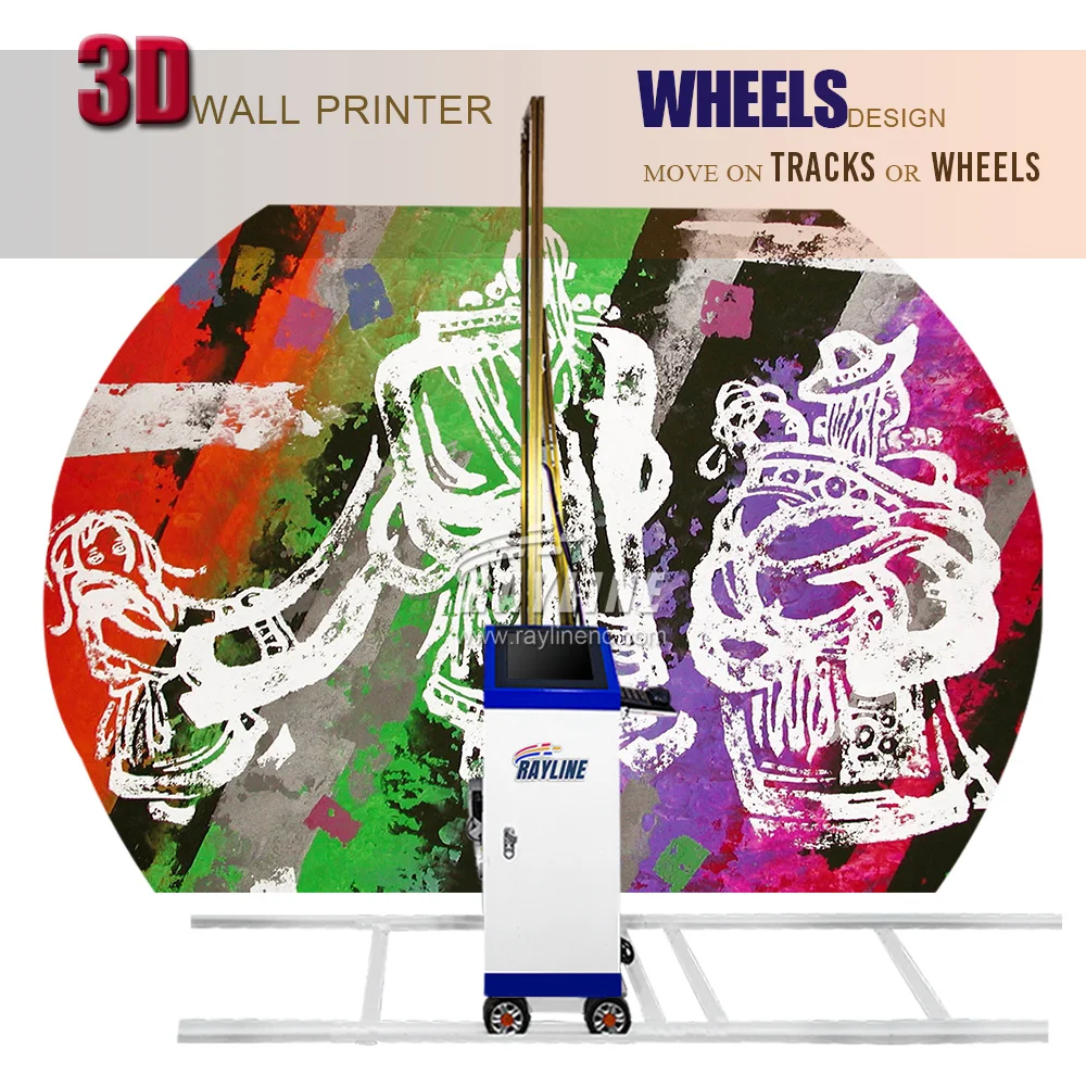 Automatic Wall Inkjet Printer Direct to Wall Mural Printing Machine Indoor Outdoor UV Automatic Vertical Wall Printer