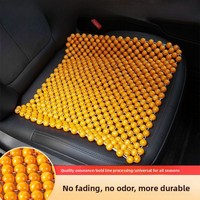 Auto Supplies Four Seasons Cool  Double Line Seat  Car 44 * 44CM Car Wood Bead Cushion