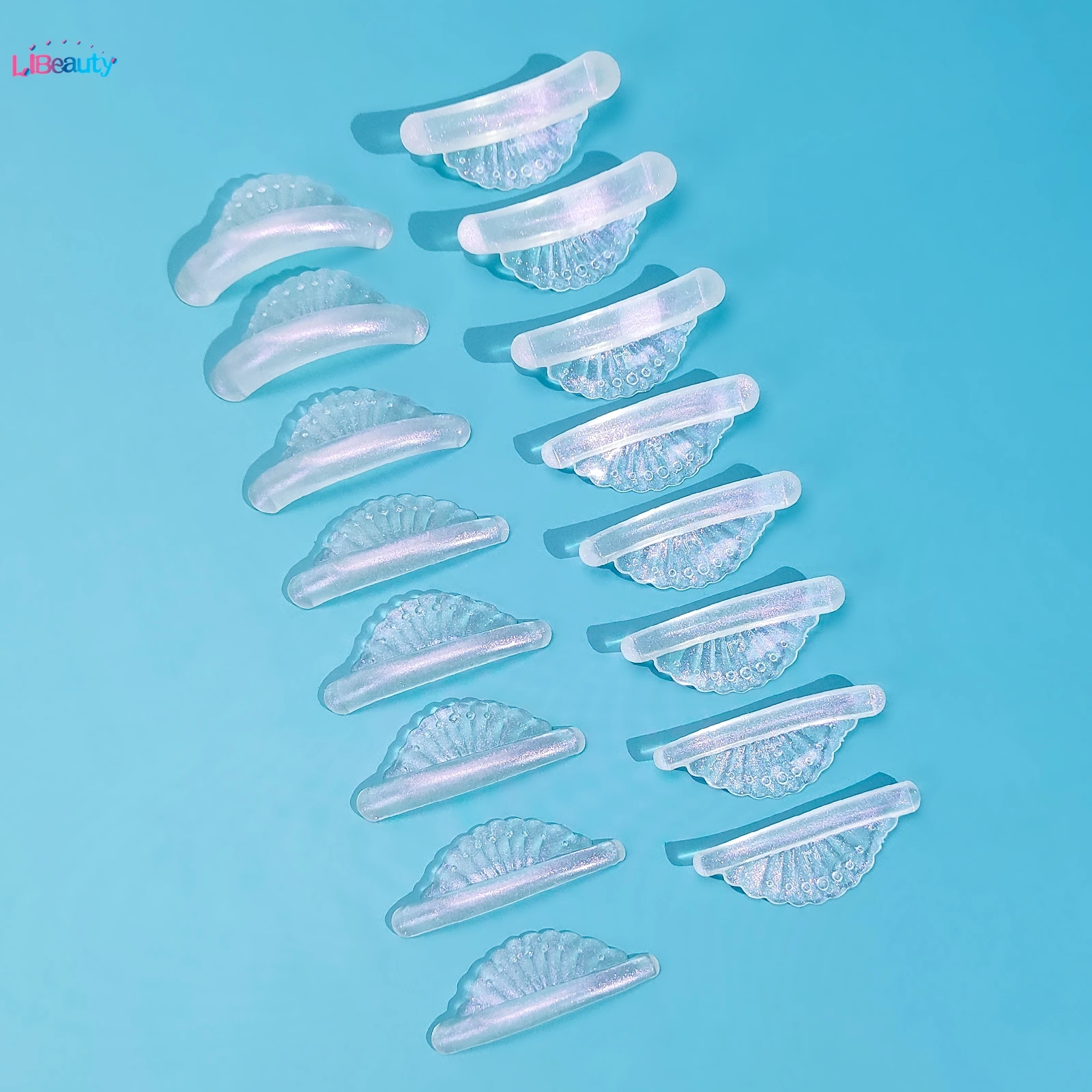 Libeauty C Kulka do trwałej na rzęsy bez kleju, silikonowa podkładka do trwałej, klejące wałki do rzęs, osłonka, lifting, 3D zalotka do rzęs, akcesoria do makijażu