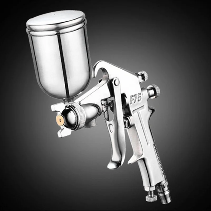 

Spray Tool Pneumatic Airbrush Sprayer Professional Alloy Painting Atomizer Tool With Hopper For Painting Cars Easy Install