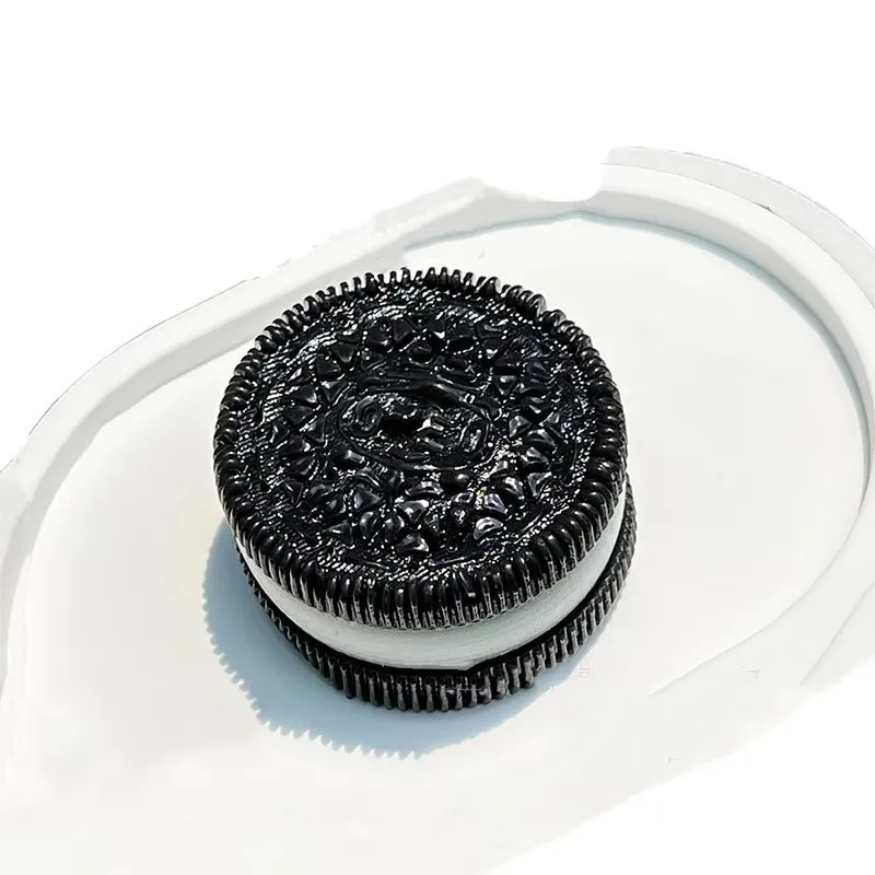 Oreo suave de silicona para aliviar la presión del estrés, juguetes blandos Mochi Taba, galletas simuladas blandas, juguete antiestrés, juguetes para pellizar galletas