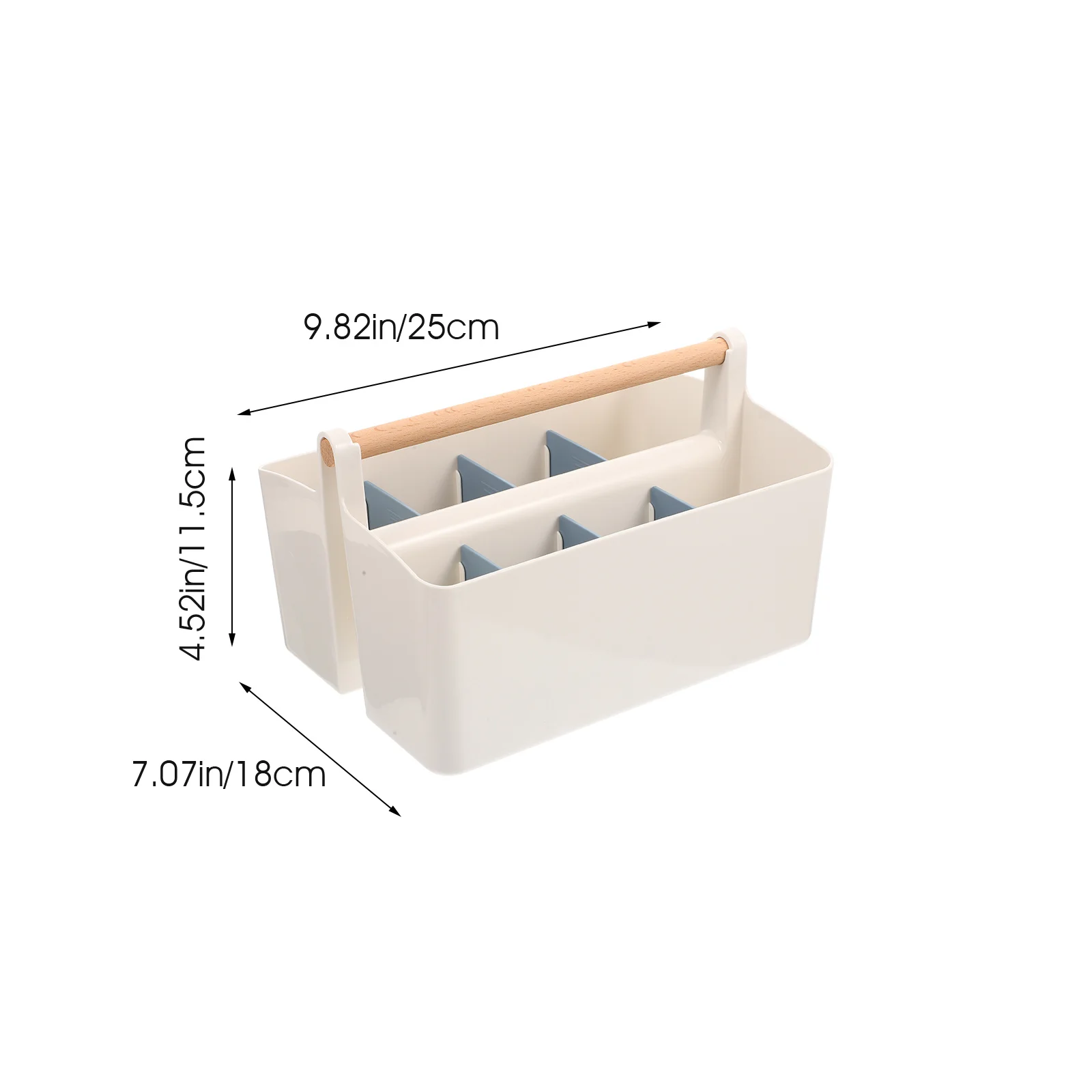 Desktop Organizer Box Multi-Grid Compartments For Pens Lipstick Makeup Cosmetics Office Sundries Storage Case Home Decor