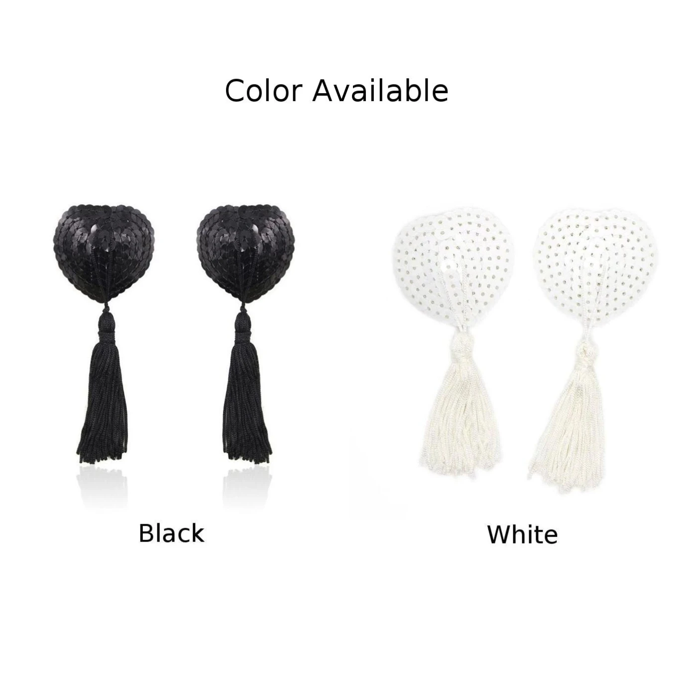 1 Pair Women Lingerie Sexy Pasties Sticker Sequin Tassel Breast Bra Nipple Cover Bra Sticker Chest Breast Pads For Ladies