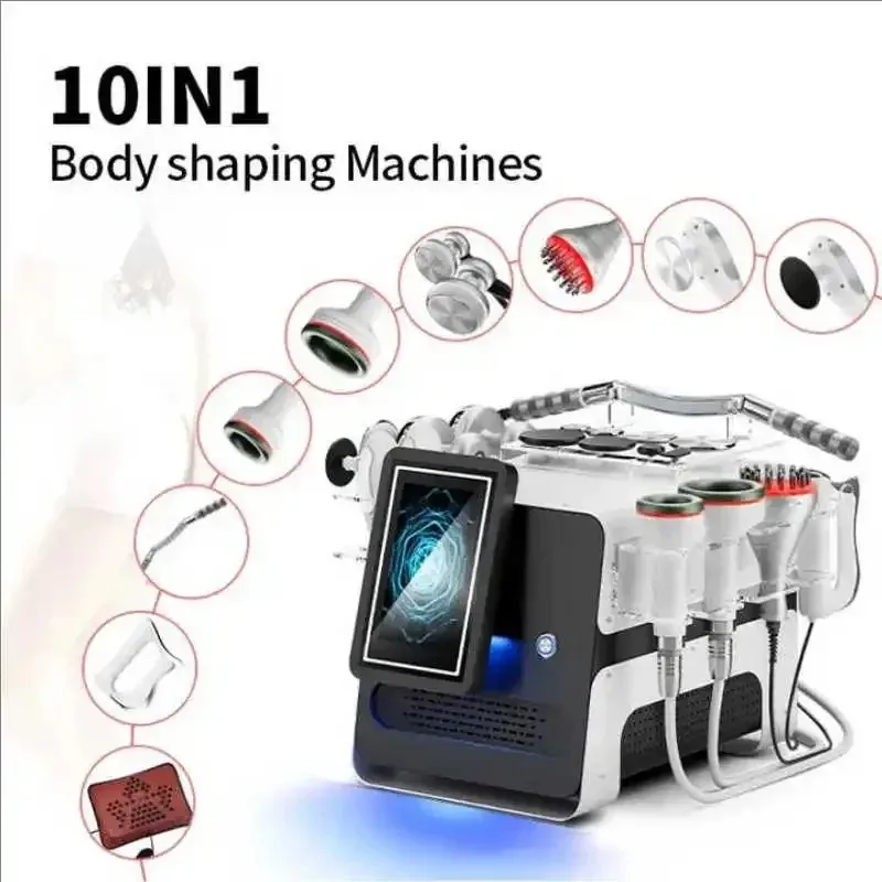 

10 in 1 EMS Vacuum Cavitation Body Shaping Machine 448K Cet Ret Weight Loss Cellulite Remover Muscle Firming And Fatigue Relief