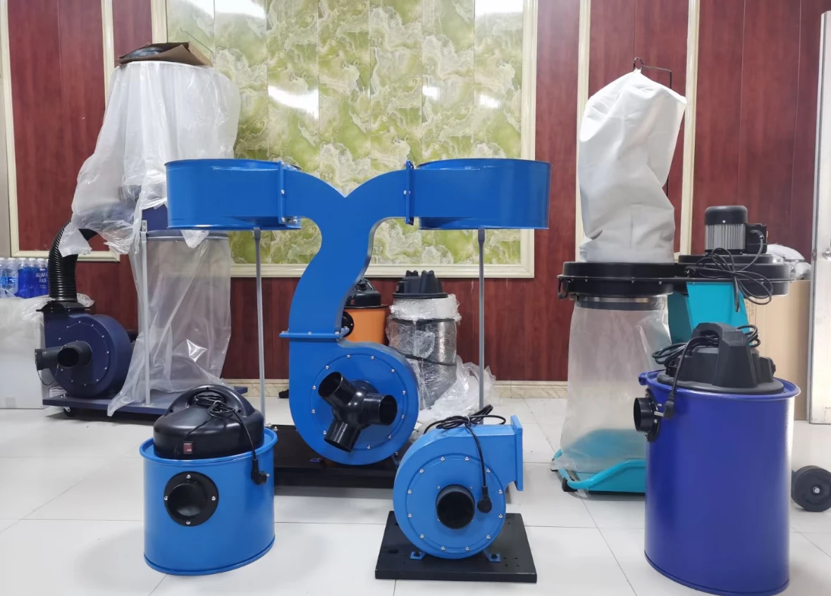 Aspirapolvere industriale economico in fabbrica cinese, macchina per sacchetti raccoglipolvere in plastica da 2 HP, unità di estrazione polvere per sacchetti portatile