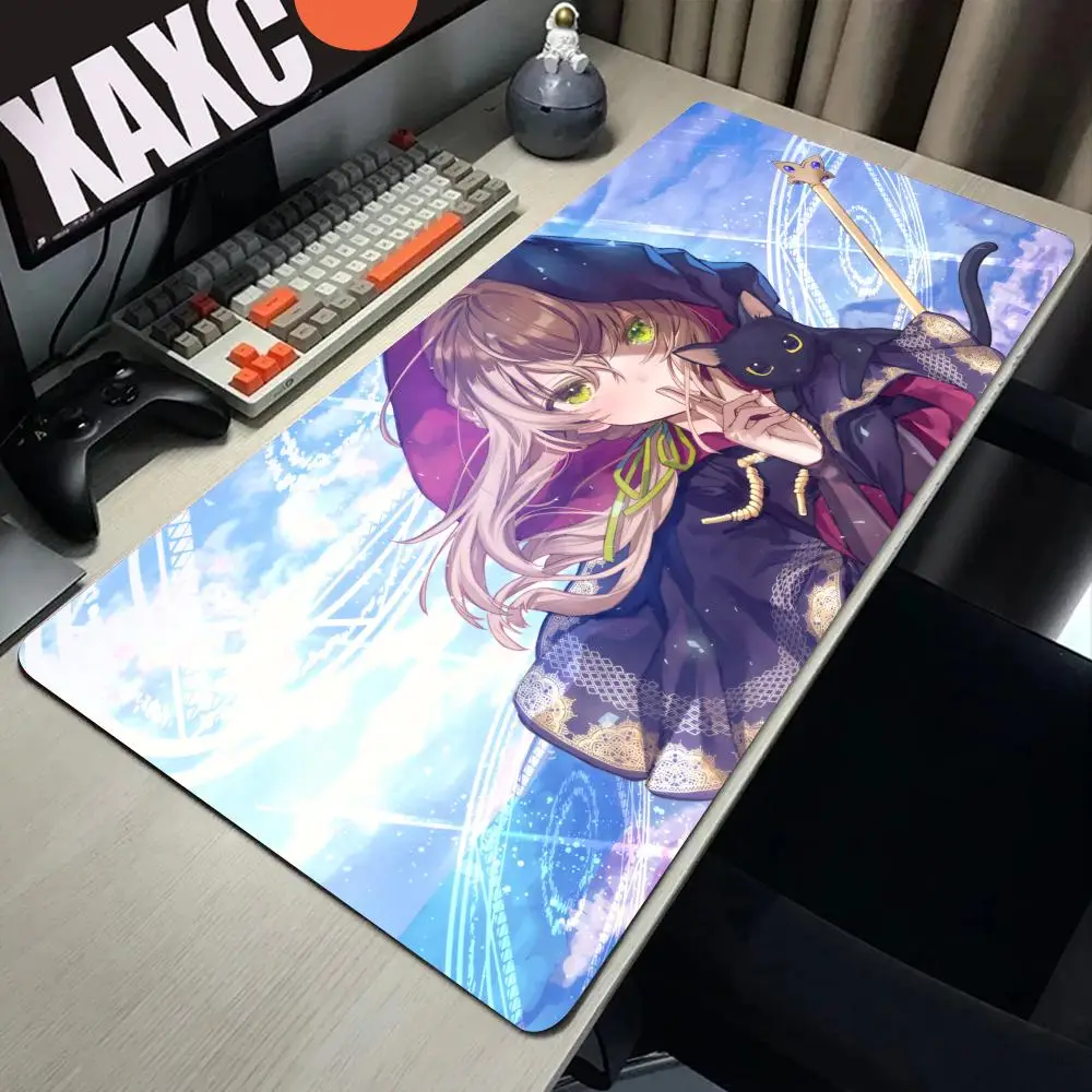 

Коврик для мыши Secrets of the Silent Witch Monica, милый настольный коврик HD, большой игровой коврик для клавиатуры XXL, 90x40 см