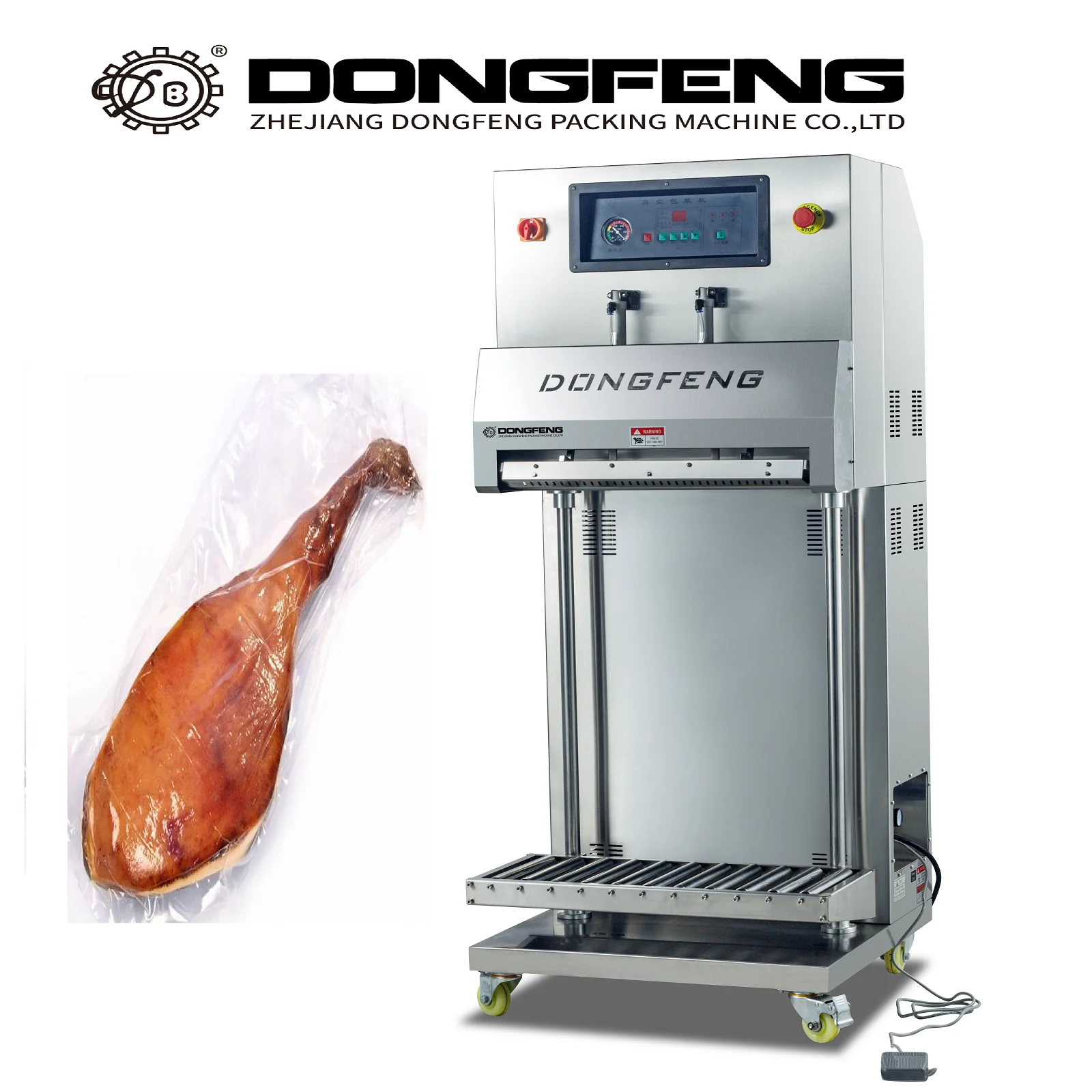 

Vertical Vacuum External-pumping Packaging for Rice Beans Whole Fish and Other Elongated Products