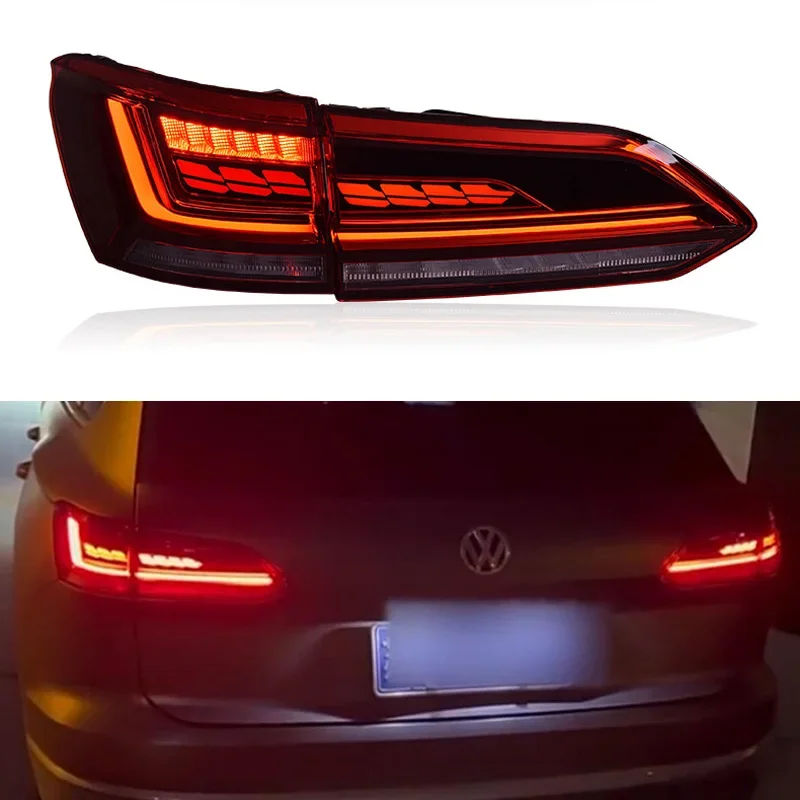 Auto Led-achterlicht Voor Volkswagen Touareg 2019 2020-2023 Vw Auto Indicator Achterrem Reverse Lamp Dynamische Richtingaanwijzer lamp