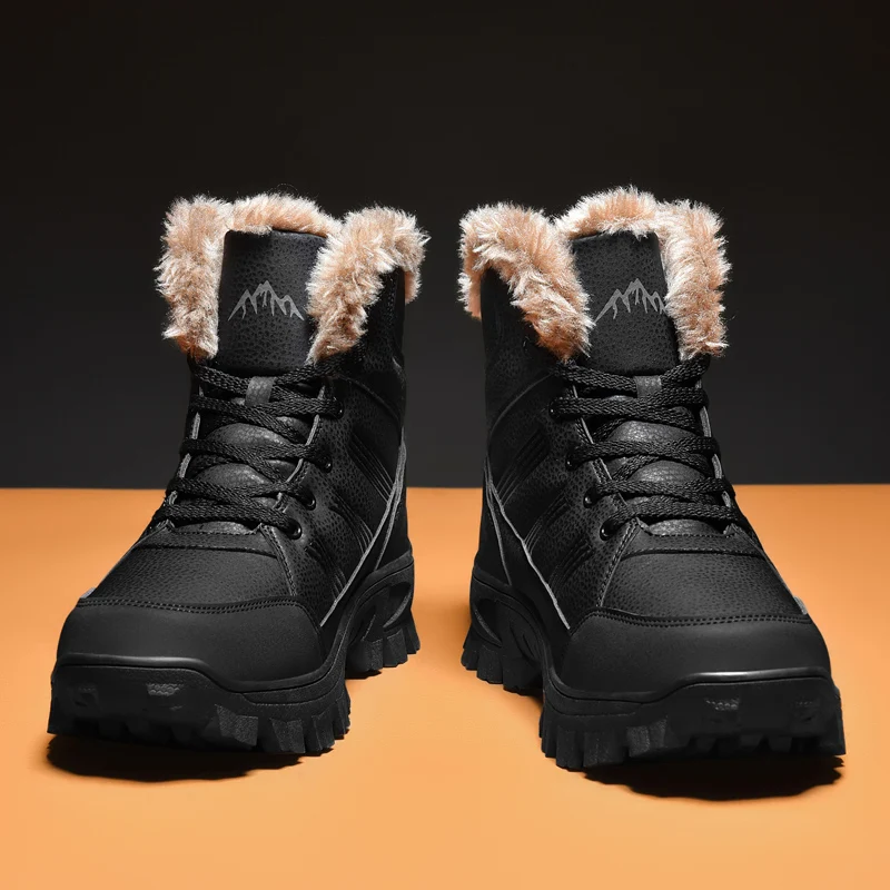 

Men boots 2024 New Winter Slippers Warm Men Shoes Waterproof Non-Slip Plush Sneakers Male tenis shoes Boots Men Sneakers Winter