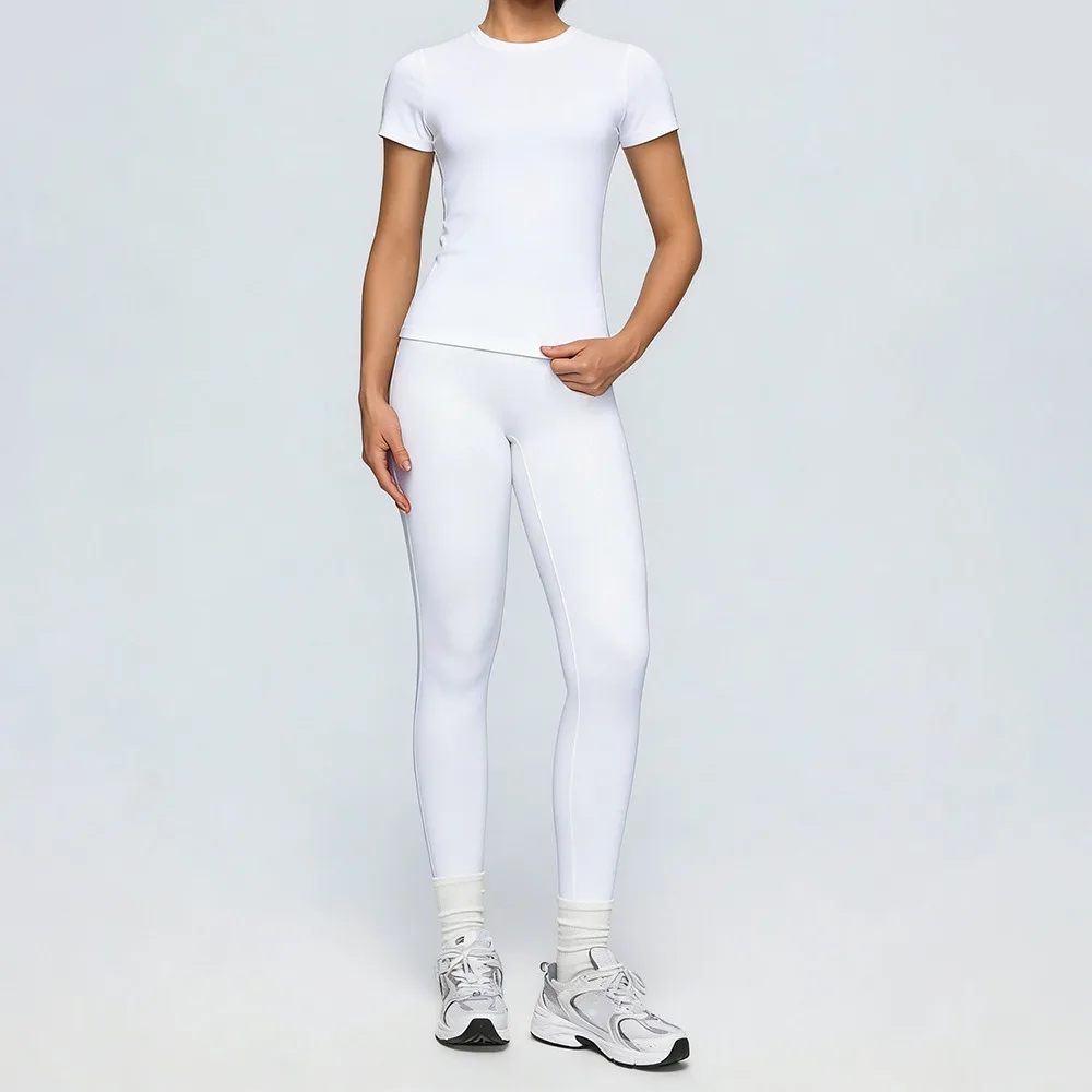 Yoga Set Quick Dry 2 Piece Female Short-sleeved long Pants Outdoor Sportswear Fitness suit Plus Size Sport outfit for woman