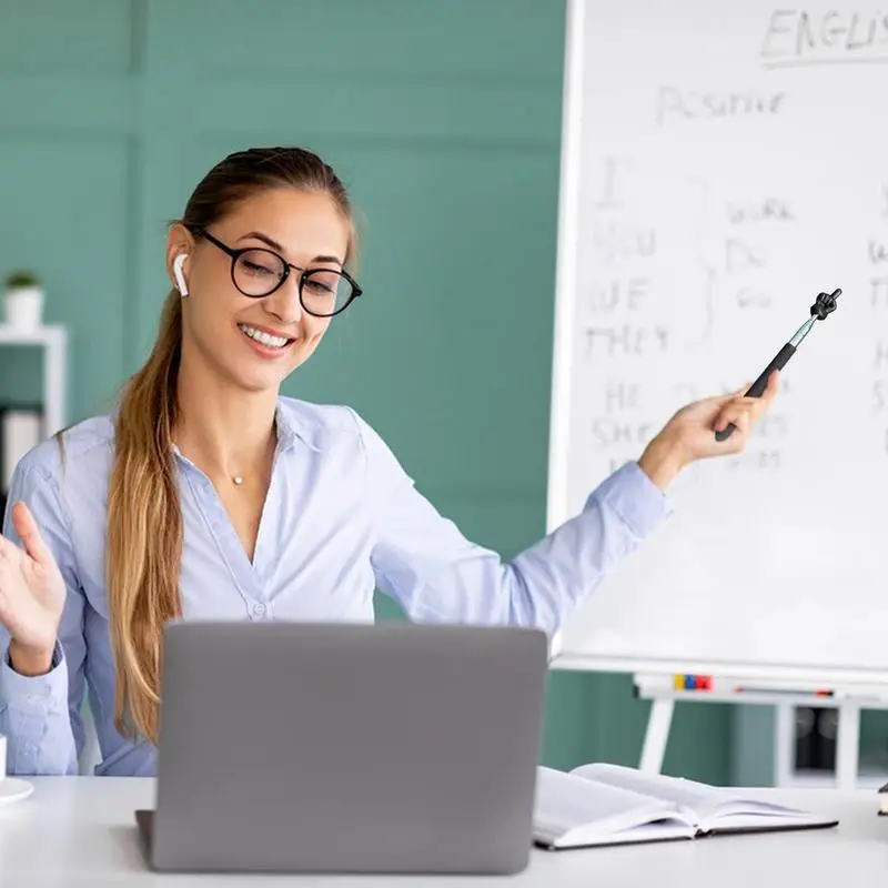 Intrekbare Leraar Pointer School Inklapbare Telescopische Lange Hand Wijzende Stok Kantoor Presentatie Pointers Uitschuifbaar