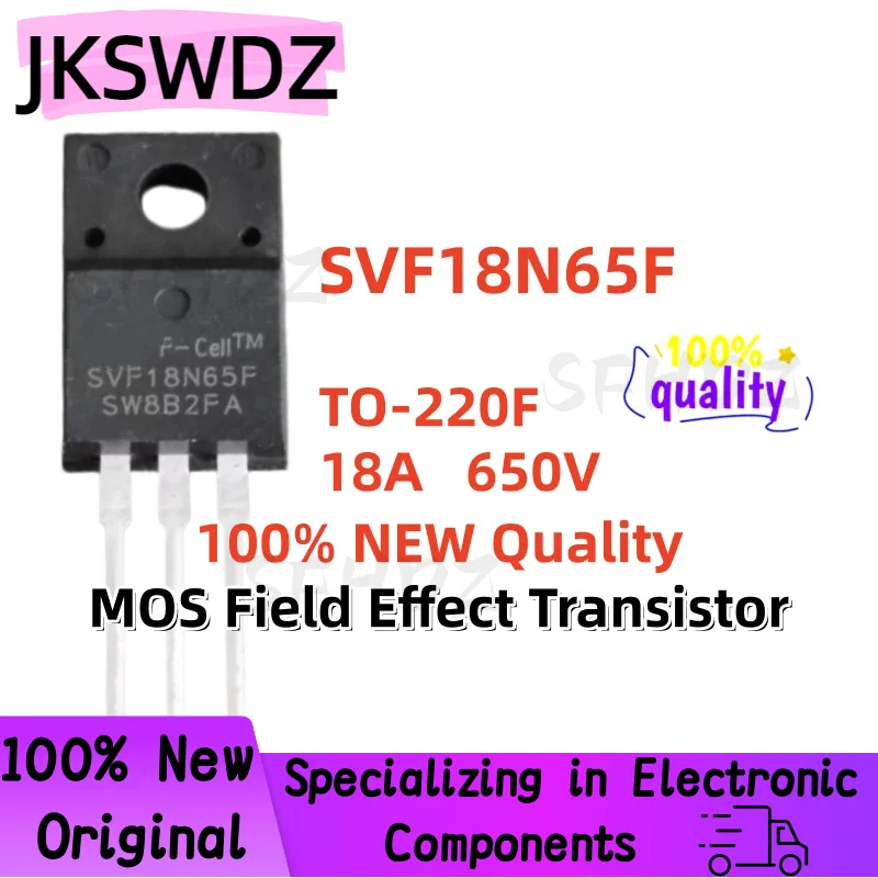 

10/20/30PCS SVF18N65F TO-220F 18A 650V Brand new in stock, high quality guaranteed MOS Field Effect Transistor